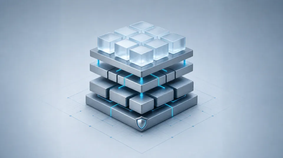 Secure modular architecture assembled into a scalable enterprise system