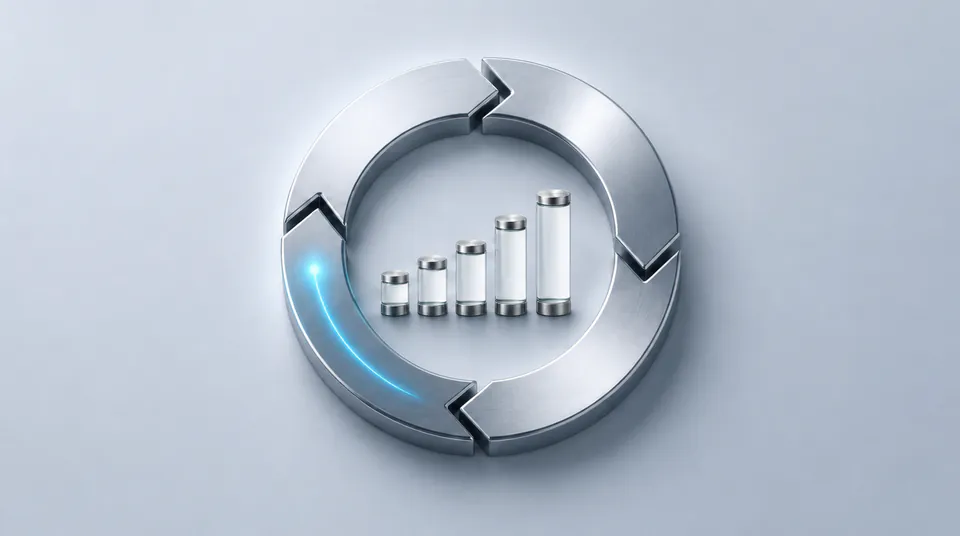 A continuous improvement loop surrounding steadily increasing business value